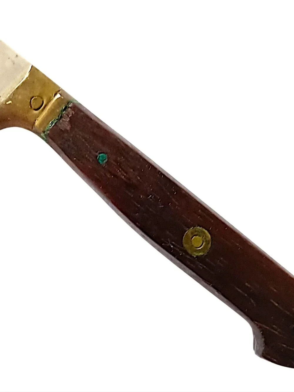 Antoine Jonquet France Paring Knife Full Tang Brass Stainless Steel Vintage